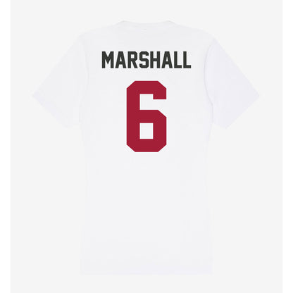 Arkansas - NCAA Football : Chris Marshall - Women's V-Neck T-Shirt-1