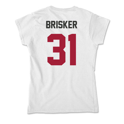 Arkansas - NCAA Football : Blake Brisker - Soft Style Women’s T-Shirt-1