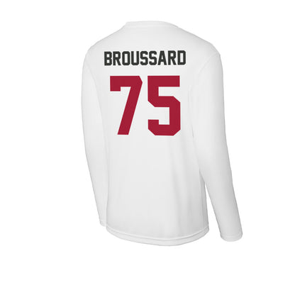 Arkansas - NCAA Football : Kavion Broussard - Activewear Long Sleeve T-Shirt-1