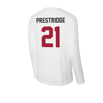 Arkansas - NCAA Women's Basketball : Kyiah Prestridge - Activewear Long Sleeve T-Shirt-1