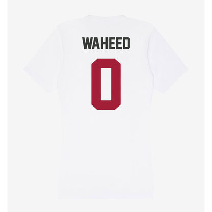 Arkansas - NCAA Women's Basketball : Beautiful Waheed - Women's V-Neck T-Shirt-1