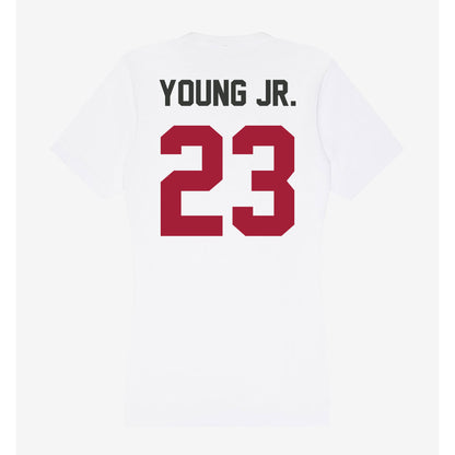 Arkansas - NCAA Football : Kevin Young Jr. - Women's V-Neck T-Shirt-1
