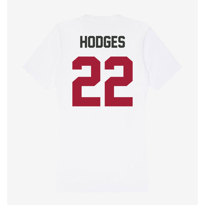 Arkansas - NCAA Football : Tj HODGES - Women's V-Neck T-Shirt-1