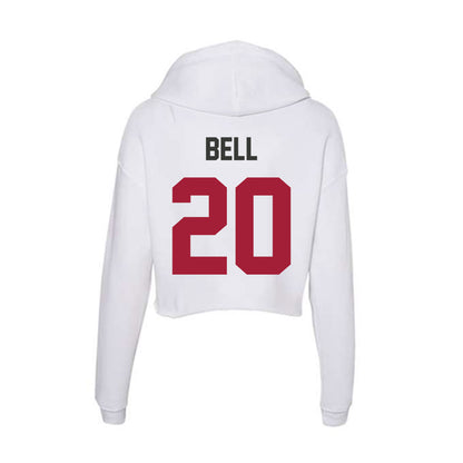 Arkansas - NCAA Softball : Tianna Bell - Women's Crop Fleece Hoodie-1