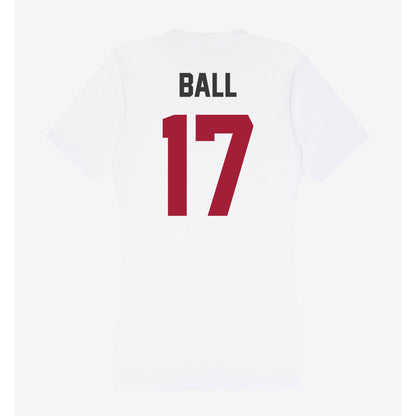 Arkansas - NCAA Women's Soccer : Kennedy Ball - Women's V-Neck T-Shirt-1