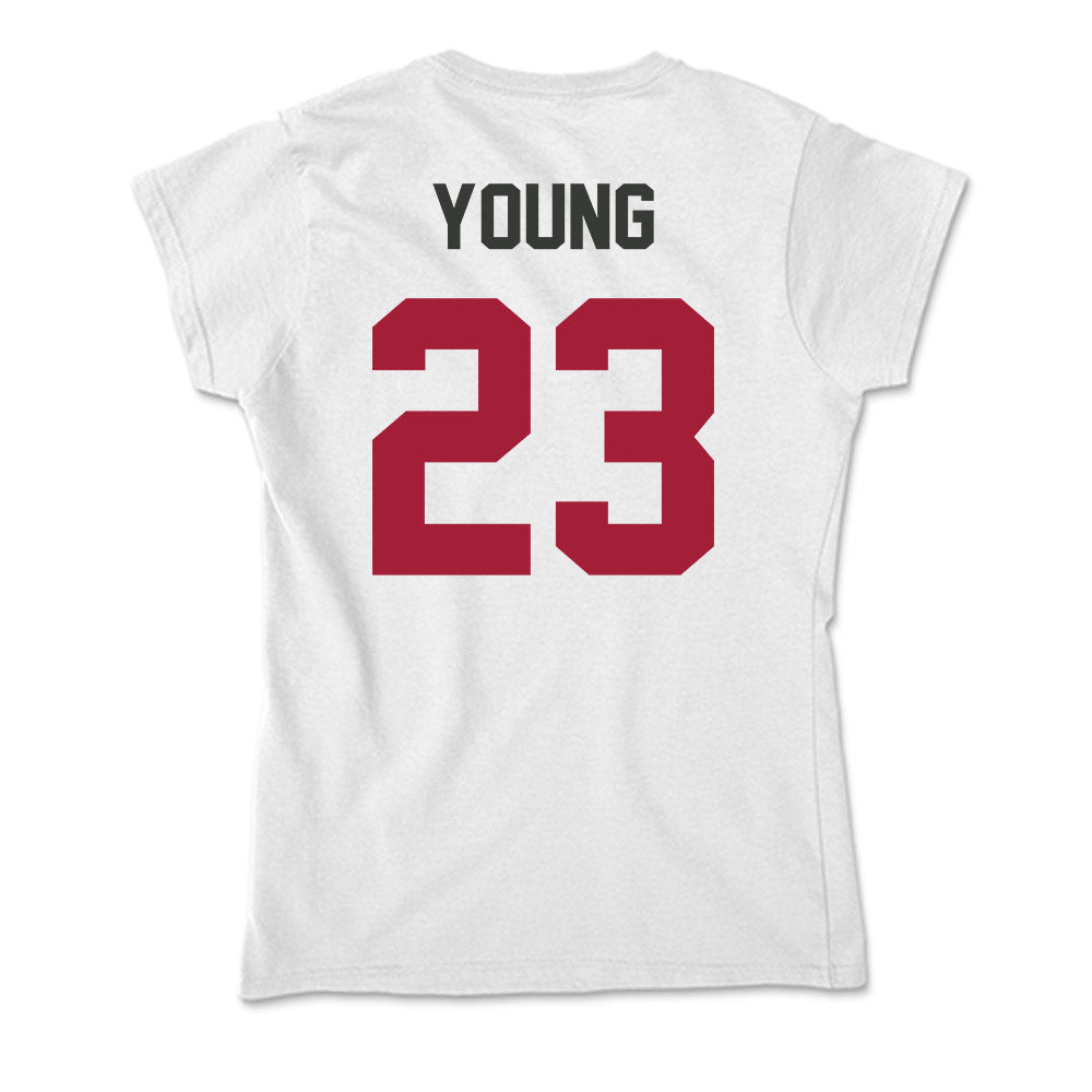 Arkansas - NCAA Football : Kevin Young - Soft Style Women’s T-Shirt-1