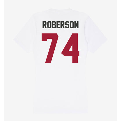 Arkansas - NCAA Football : Terence Roberson - Women's V-Neck T-Shirt-1