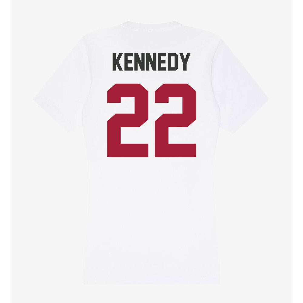 Arkansas - NCAA Softball : Dakota Kennedy - Women's V-Neck T-Shirt-1