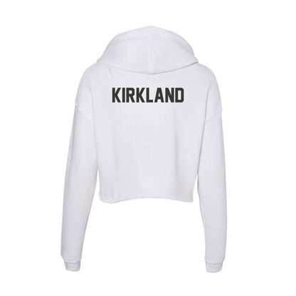 Arkansas - NCAA Women's Cross Country : Morgan Kirkland - Women's Crop Fleece Hoodie-1