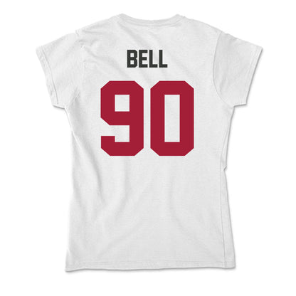 Arkansas - NCAA Football : Caleb Bell - Soft Style Women’s T-Shirt-1