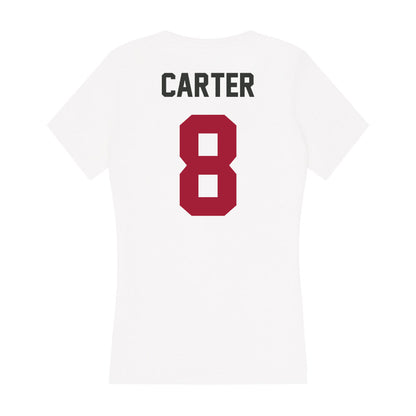 Arkansas - NCAA Women's Soccer : Kate Carter - Women's V-Neck T-Shirt-1