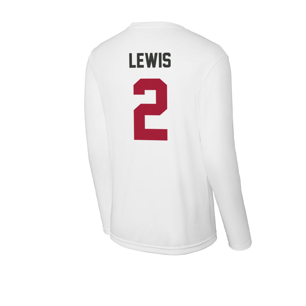 Arkansas - NCAA Football : Shelton Lewis - Activewear Long Sleeve T-Shirt-1