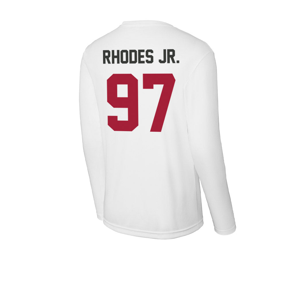 Arkansas - NCAA Football : Quincy Rhodes Jr. - Activewear Long Sleeve T-Shirt-1