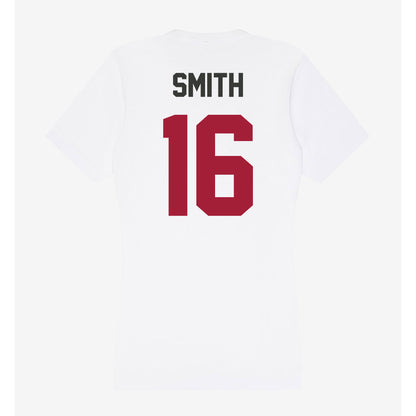 Arkansas - NCAA Women's Volleyball : Layla Smith - Women's V-Neck T-Shirt-1
