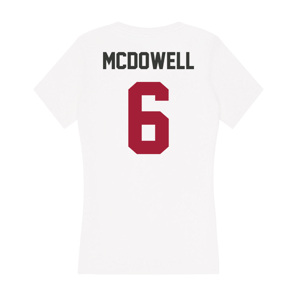 Arkansas - NCAA Softball : Ella McDowell - Women's V-Neck T-Shirt-1