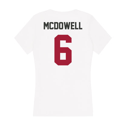 Arkansas - NCAA Softball : Ella McDowell - Women's V-Neck T-Shirt-1
