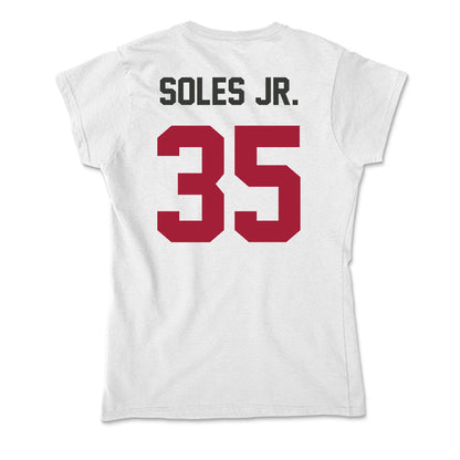 Arkansas - NCAA Football : Steven Soles Jr. - Soft Style Women’s T-Shirt-1