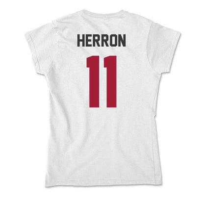 Arkansas - NCAA Softball : Robyn Herron - Soft Style Women’s T-Shirt-1
