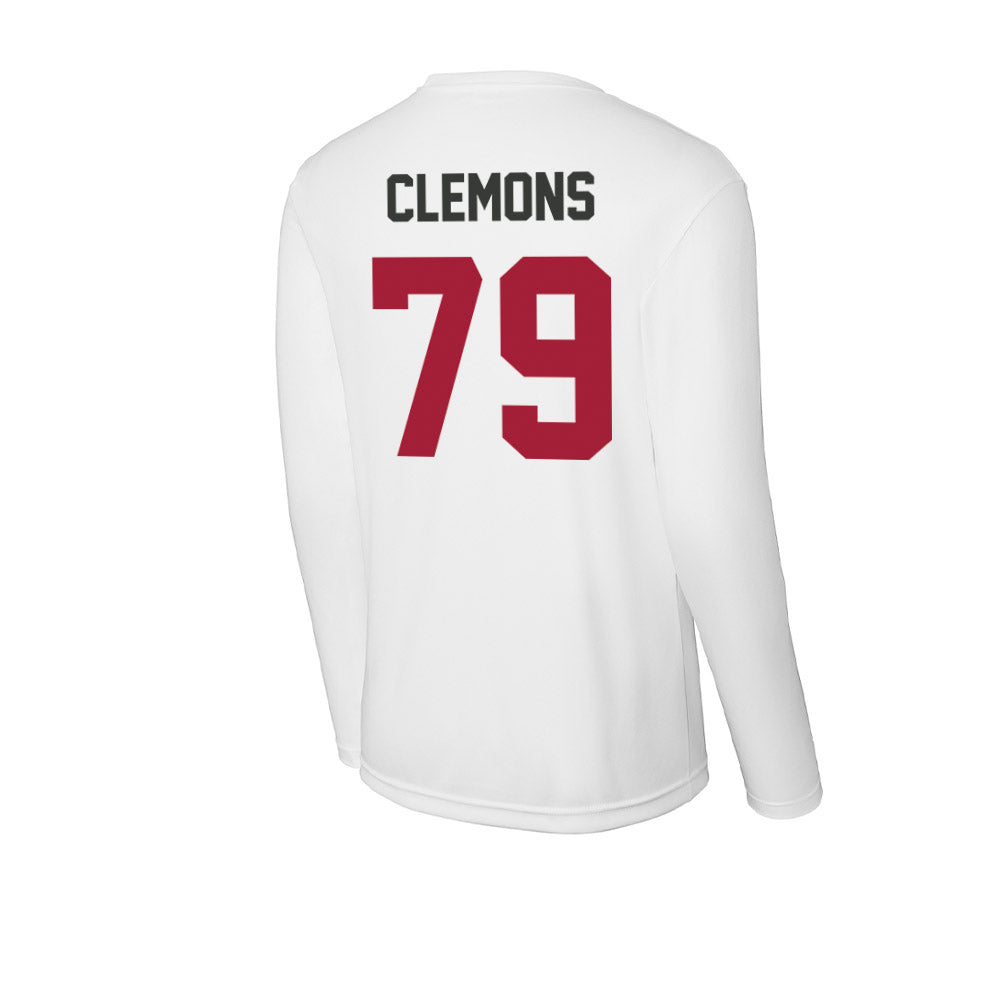 Arkansas - NCAA Football : Josiah Clemons - Activewear Long Sleeve T-Shirt-1
