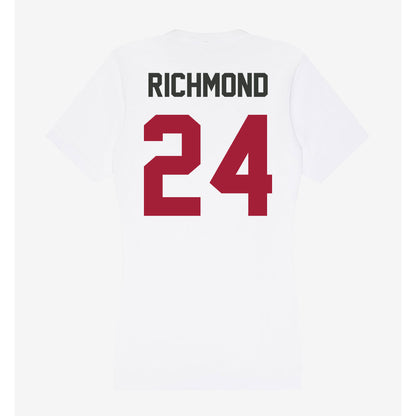 Arkansas - NCAA Men's Basketball : Billy Richmond - Women's V-Neck T-Shirt-1