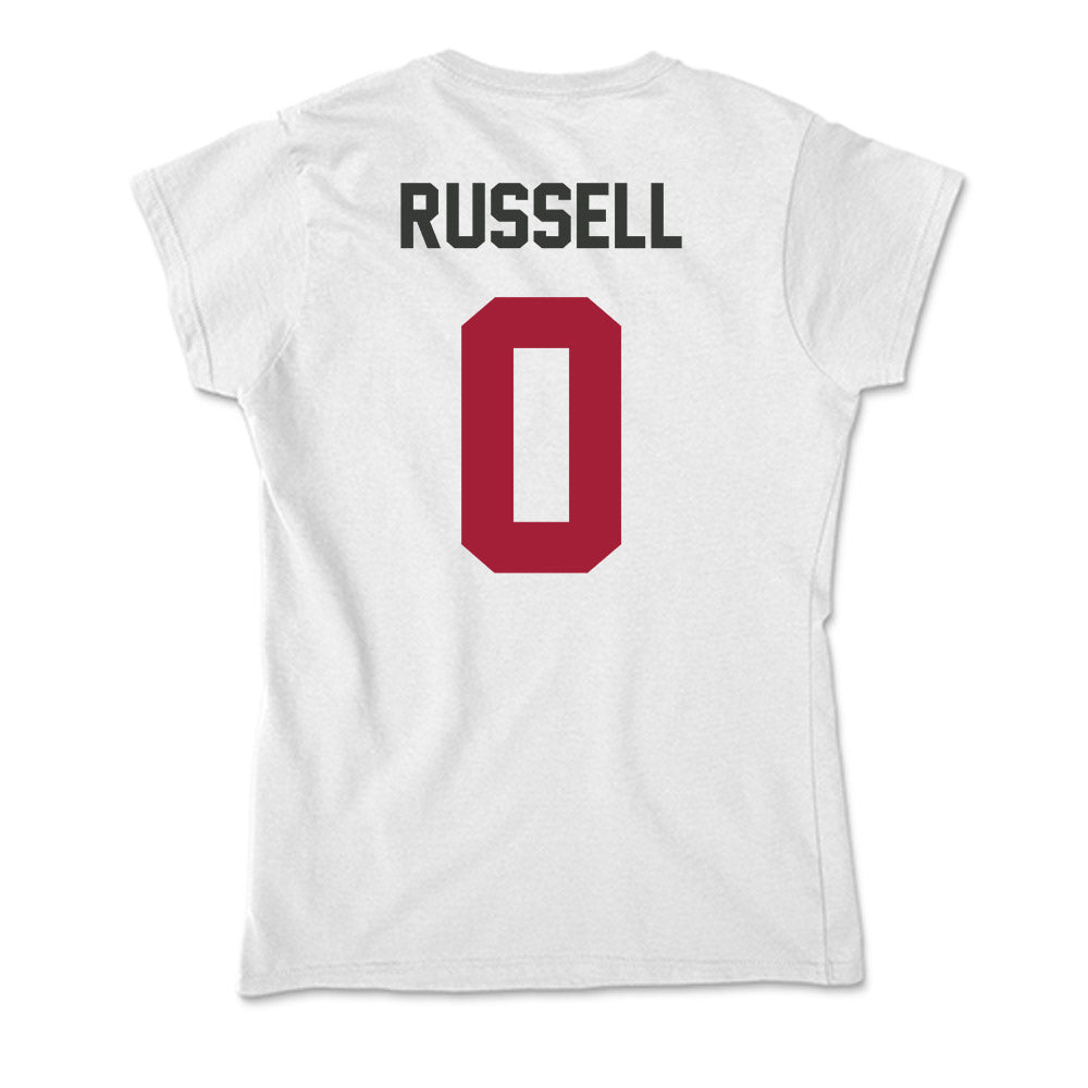 Arkansas - NCAA Football : Braylen Russell - Soft Style Women’s T-Shirt-1