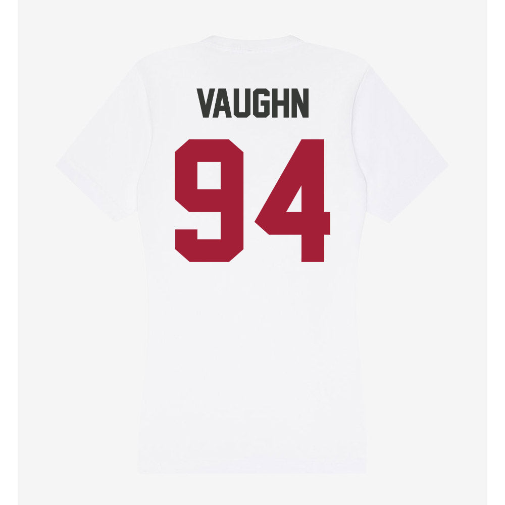 Arkansas - NCAA Football : Reginald Vaughn - Women's V-Neck T-Shirt-1