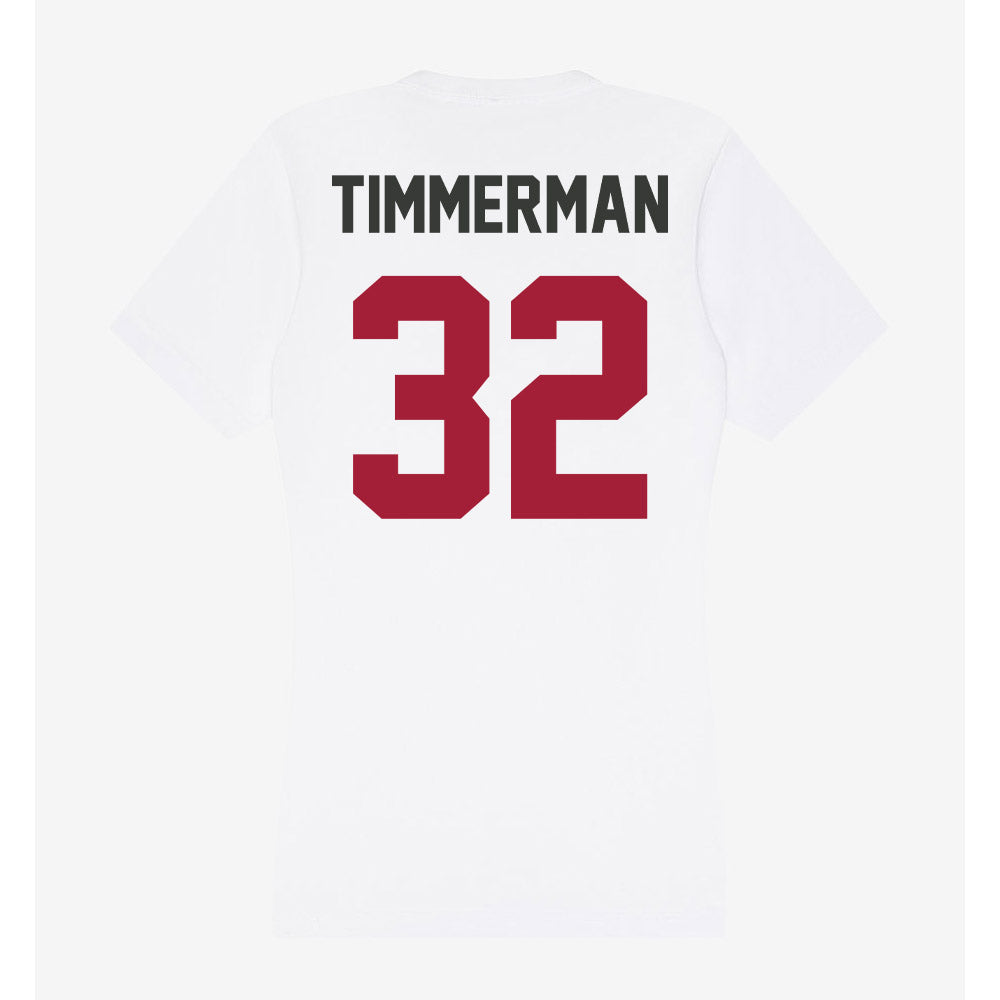 Arkansas - NCAA Softball : Saylor Timmerman - Women's V-Neck T-Shirt-1