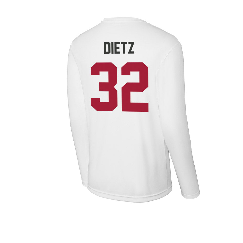 Arkansas - NCAA Baseball : Hunter Dietz - Activewear Long Sleeve T-Shirt