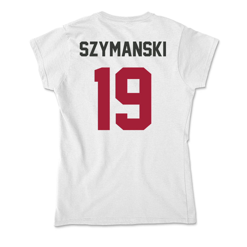 Arkansas - NCAA Women's Soccer : Paige Szymanski - Soft Style Women’s T-Shirt-1