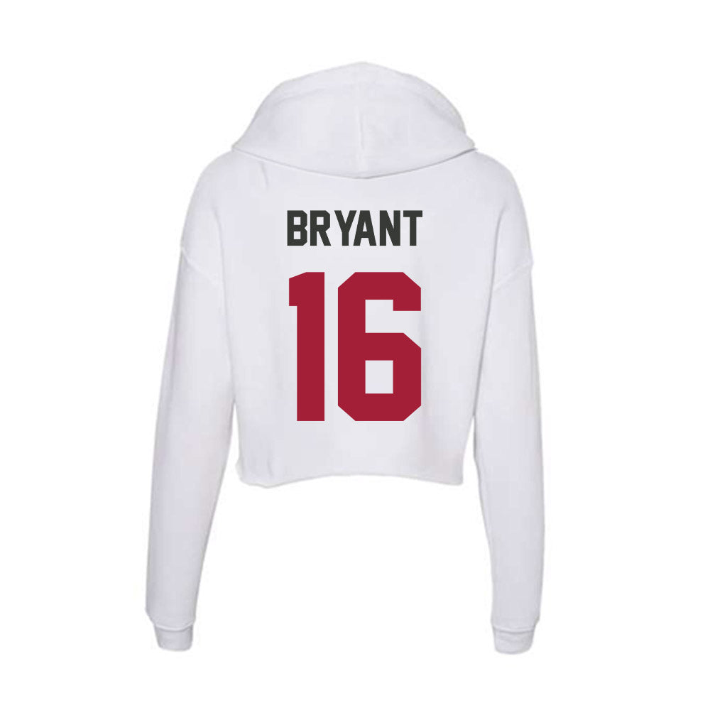 Arkansas - NCAA Women's Soccer : Jordan Bryant - Women's Crop Fleece Hooded Sweatshirt-1