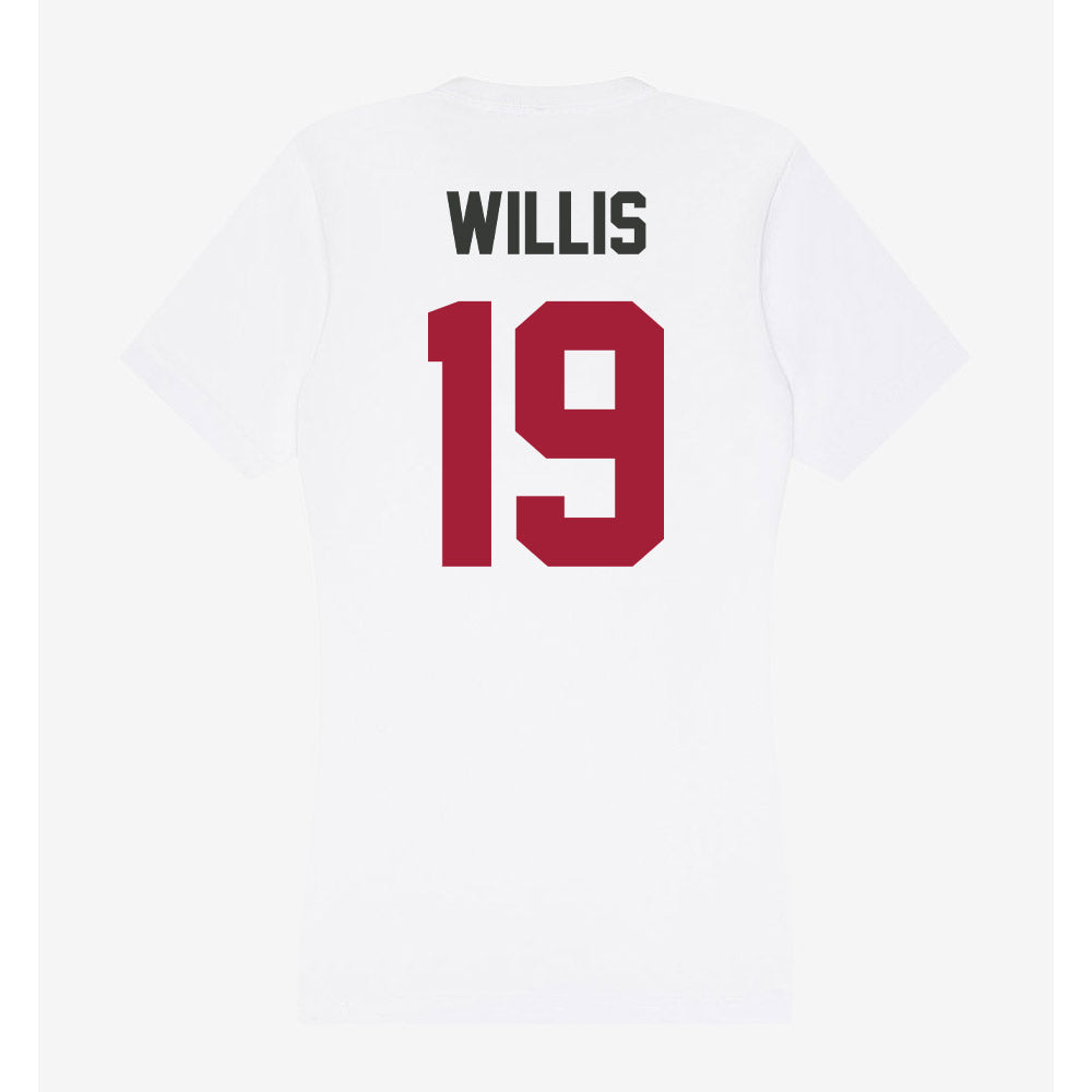 Arkansas - NCAA Baseball : Carson Willis - Women's V-Neck T-Shirt-1