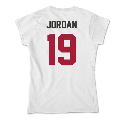 Arkansas - NCAA Football : Antonio Jordan - Soft Style Women’s T-Shirt-1