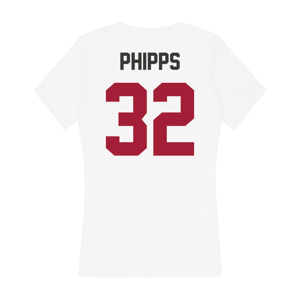 Arkansas - NCAA Football : Landon Phipps - Women's V-Neck T-Shirt-1