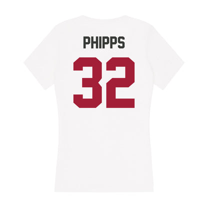 Arkansas - NCAA Football : Landon Phipps - Women's V-Neck T-Shirt-1