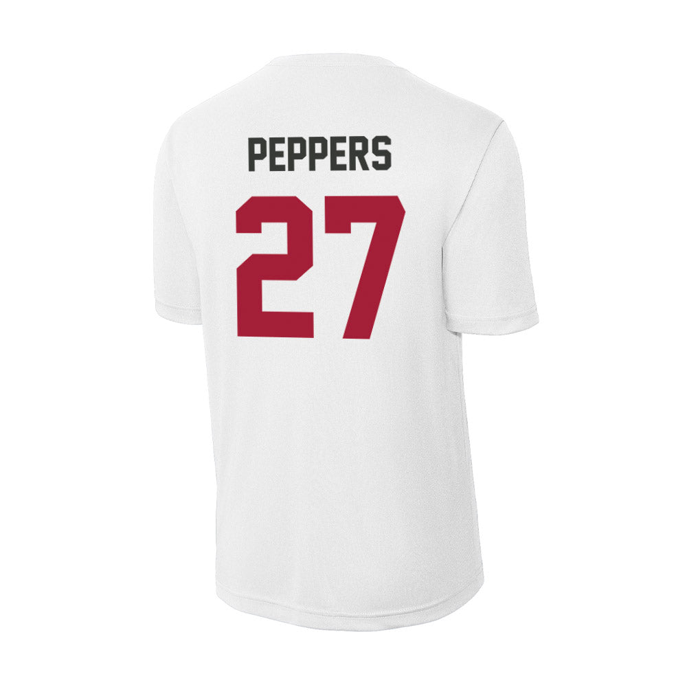 Arkansas - NCAA Women's Volleyball : Journey Peppers - Activewear T-Shirt-1
