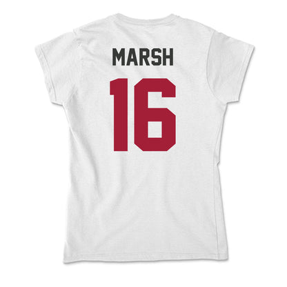 Arkansas - NCAA Football : Kourtlan Marsh - Soft Style Women’s T-Shirt-1