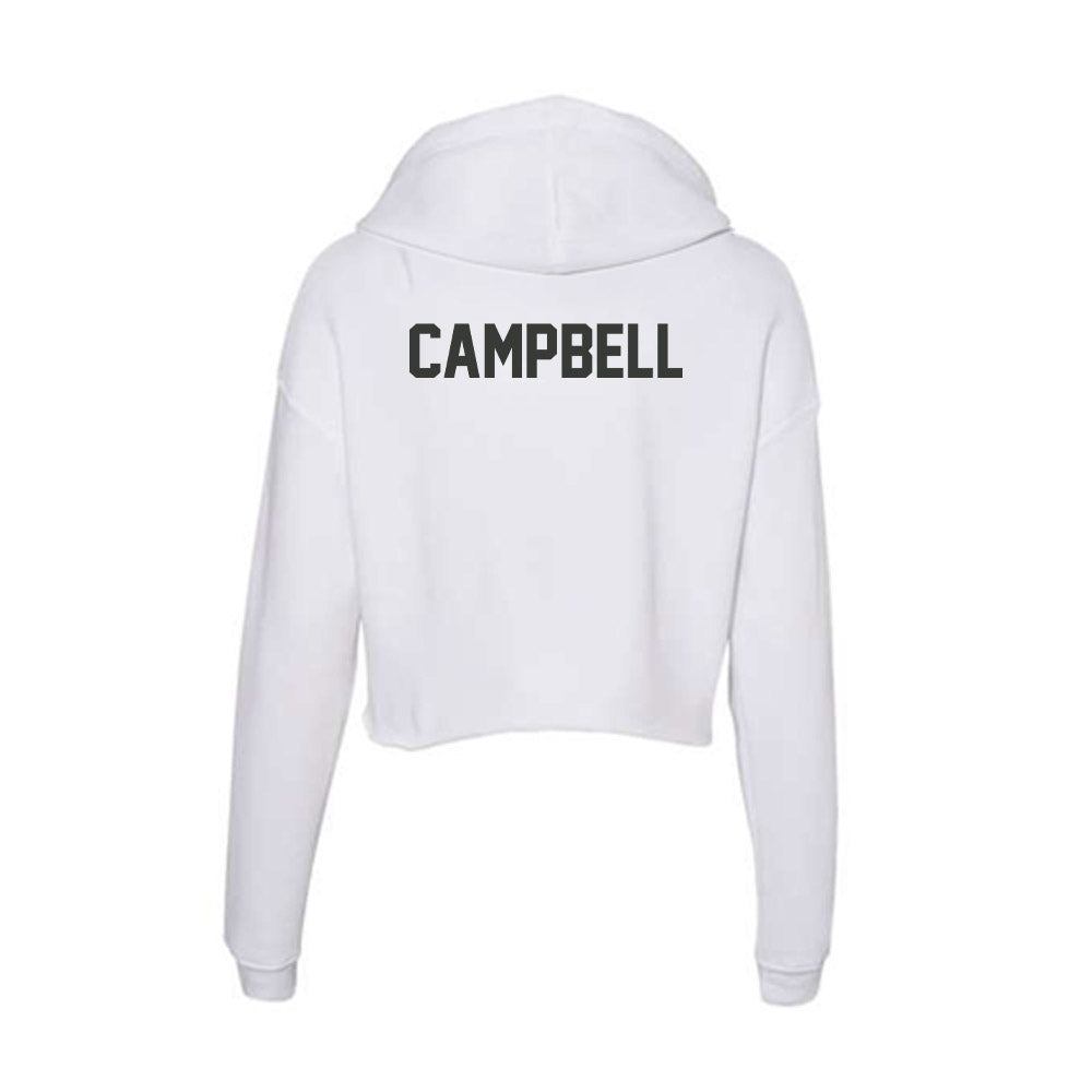Arkansas - NCAA Women's Track & Field : Abigail Campbell - Women's Crop Fleece Hoodie-1