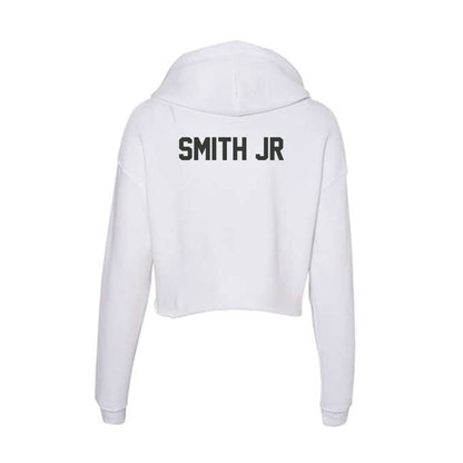 Arkansas - NCAA Men's Basketball : Jordan Smith Jr - Women's Crop Fleece Hooded Sweatshirt-1