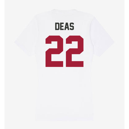 Arkansas - NCAA Women's Basketball : Bonnie Deas - Women's V-Neck T-Shirt-1
