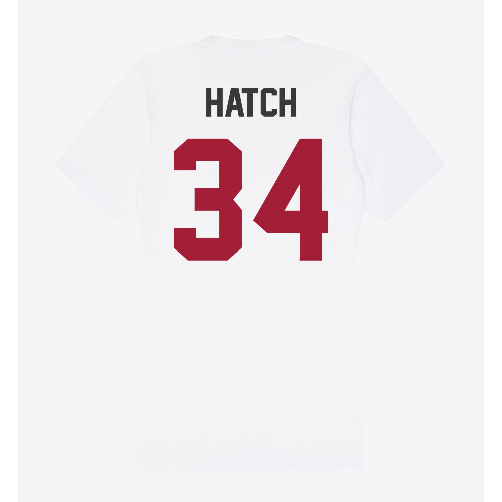 Arkansas - NCAA Football : Jathan Hatch - Women's V-Neck T-Shirt-1