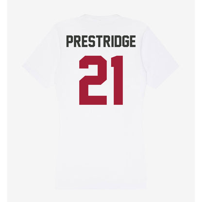 Arkansas - NCAA Women's Basketball : Kyiah Prestridge - Women's V-Neck T-Shirt-1