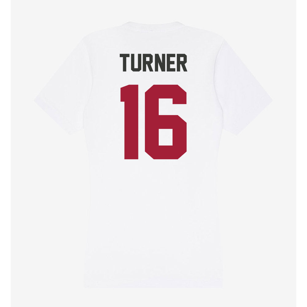 Arkansas - NCAA Baseball : Christian Turner - Women's V-Neck T-Shirt-1
