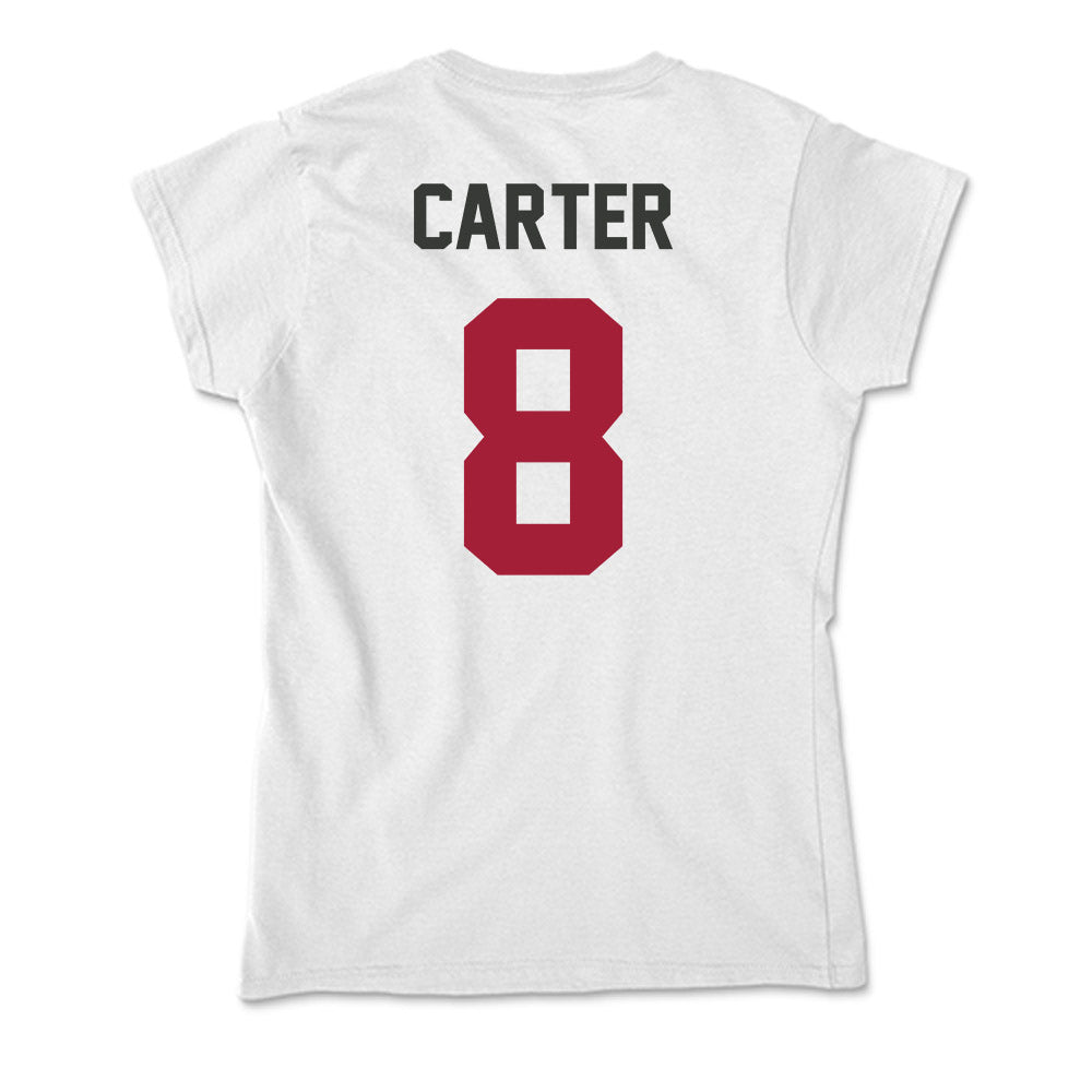 Arkansas - NCAA Women's Soccer : Kate Carter - Soft Style Women’s T-Shirt-1