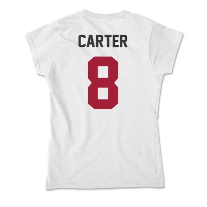 Arkansas - NCAA Women's Soccer : Kate Carter - Soft Style Women’s T-Shirt-1