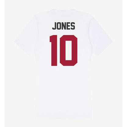 Arkansas - NCAA Women's Basketball : Taleyah Jones - Women's V-Neck T-Shirt-1