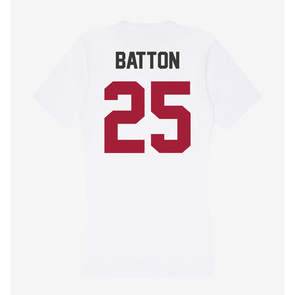 Arkansas - NCAA Football : Markeylin Batton - Women's V-Neck T-Shirt-1