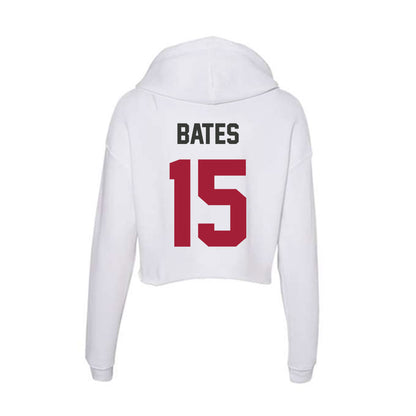 Arkansas - NCAA Women's Basketball : Jada Bates - Women's Crop Fleece Hoodie-1