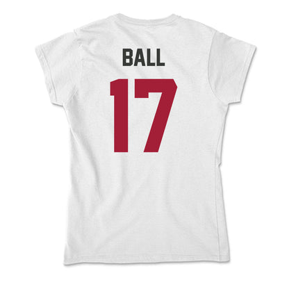 Arkansas - NCAA Women's Soccer : Kennedy Ball - Soft Style Women’s T-Shirt-1