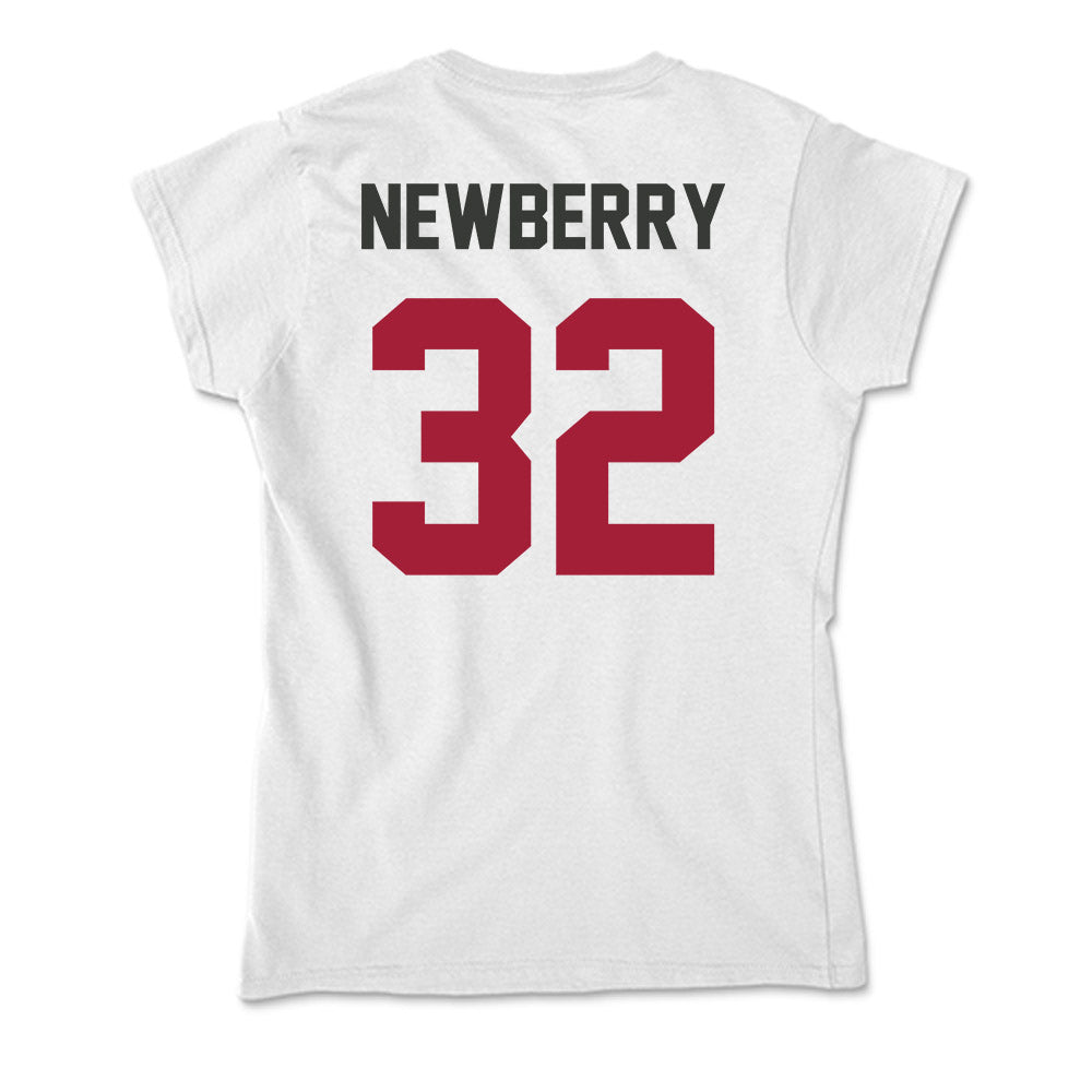 Arkansas - NCAA Baseball : Trystan Newberry - Soft Style Women’s T-Shirt-1