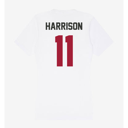 Arkansas - NCAA Football : Monte Harrison - Women's V-Neck T-Shirt-1